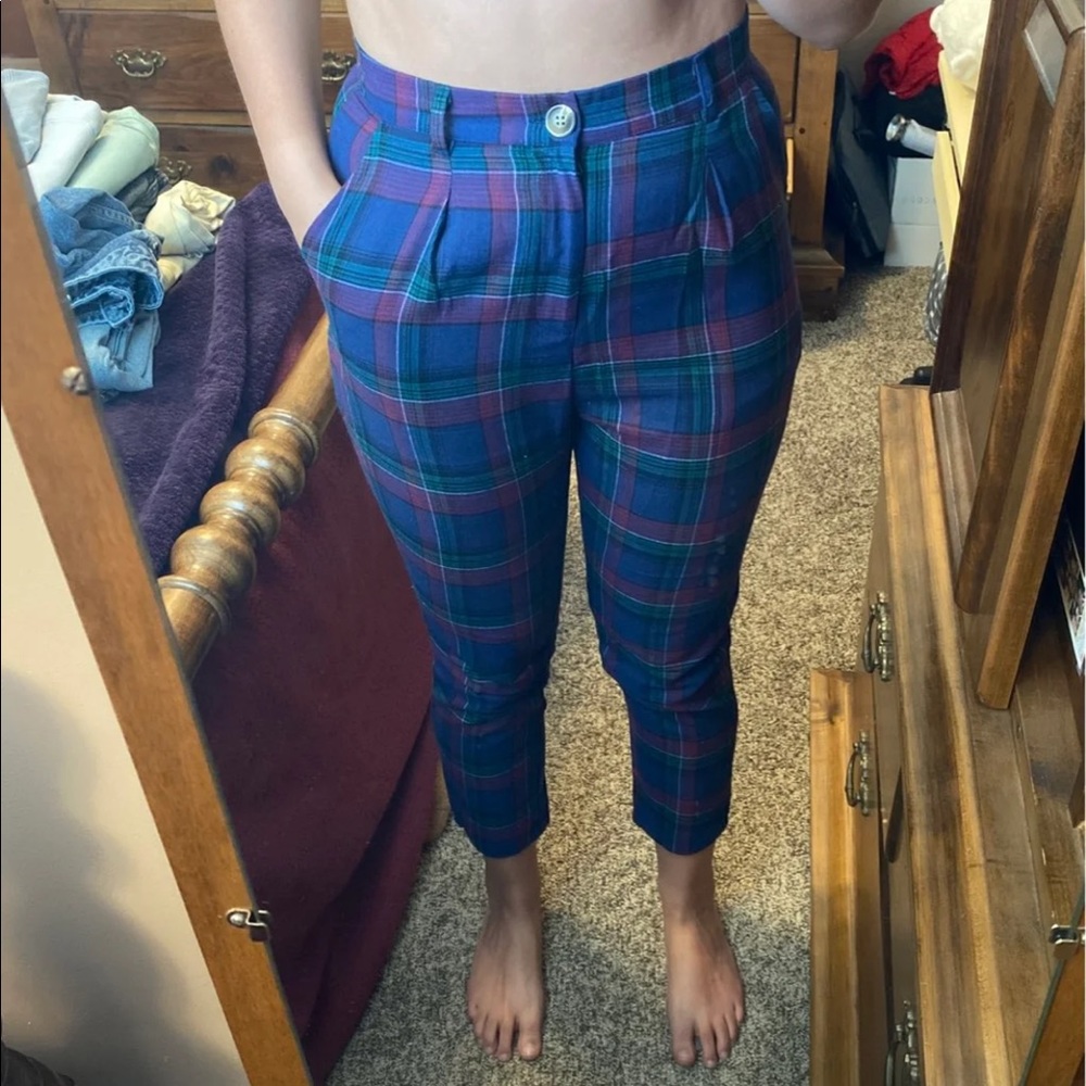 plaid pants